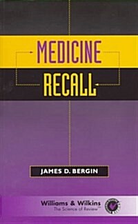 Medicine Recall (Paperback, 1st)