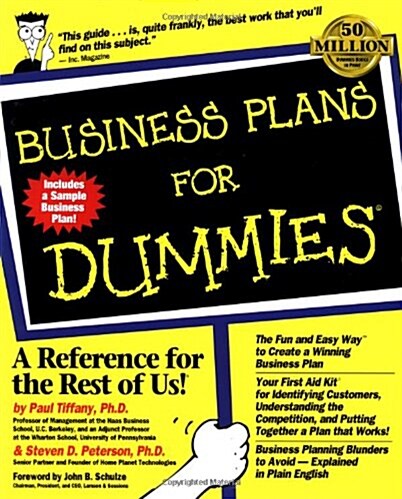 [중고] Business Plans For Dummies (For Dummies (Lifestyles Paperback)) (Paperback, 1)
