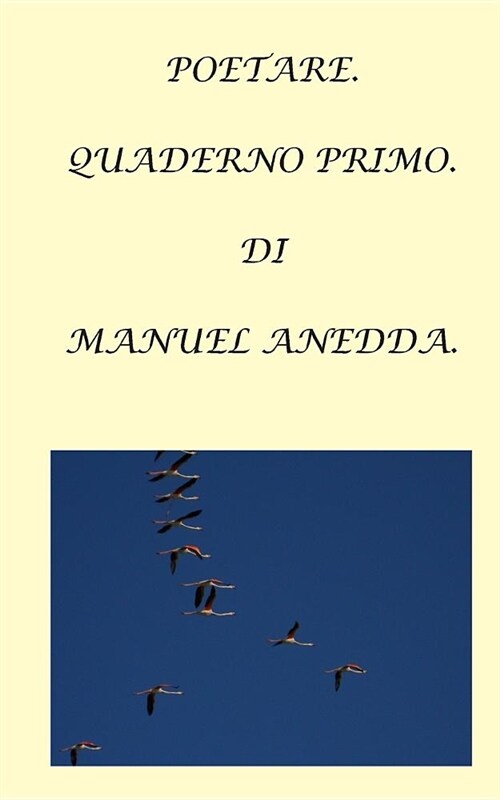 Poetare.: Quaderno Primo. (Paperback)