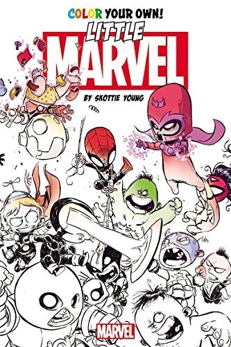 Color Your Own Young Marvel by Skottie Young (Paperback)