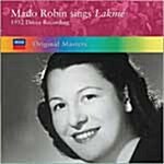 [수입] Mado Robin Sings Lakme / 1952 Decca Recording