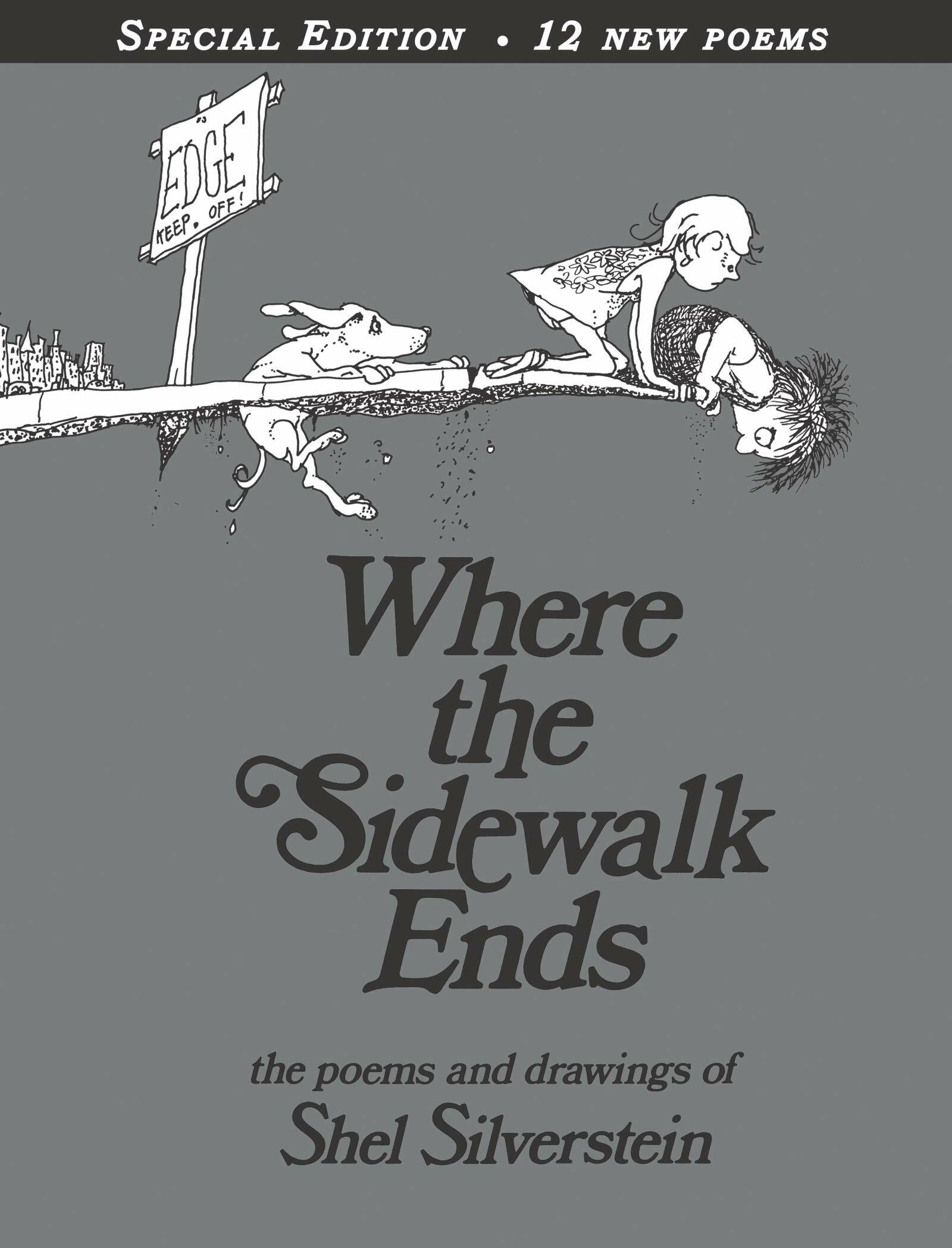 [중고] Where the Sidewalk Ends with 12 Extra Poems : Poems & Drawings (Hardcover, Special Edition)