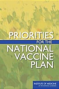 Priorities for the National Vaccine Plan [With CDROM] (Paperback)