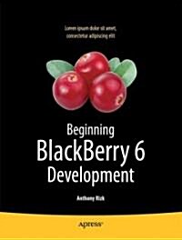 Beginning Blackberry 7 Development (Paperback, 2)