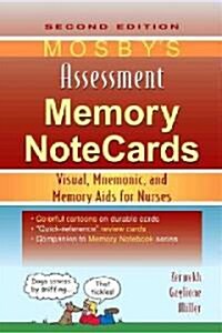 [중고] Mosby‘s Assessment Memory NoteCards: Visual, Mnemonic, and Memory Aids for Nurses (Spiral, 2)