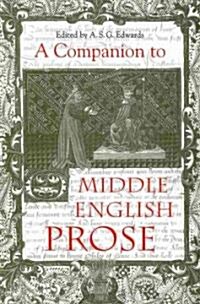 A Companion to Middle English Prose (Paperback)