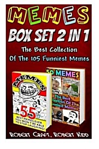 Memes Box Set 2 in 1: The Best Collection of the 105 Funniest Memes: (Jokes, Funny Pictures, Laugh Out Loud, Cartoons, Funny Books, Lol, Rof (Paperback)