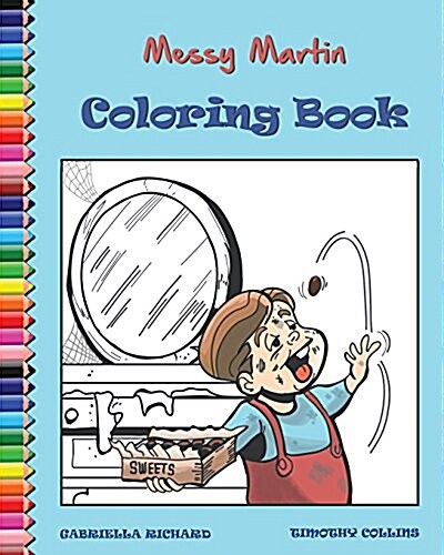 Messy Martin Coloring Book (Paperback)