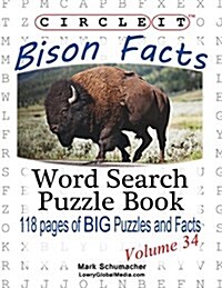 Circle It, Bison Facts, Word Search, Puzzle Book (Paperback)