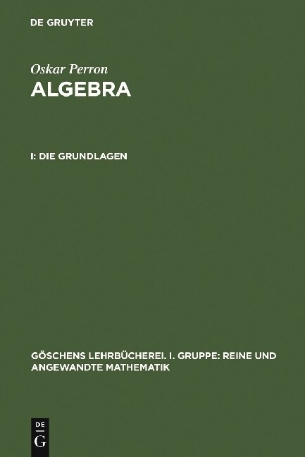 Die Grundlagen (Hardcover, 3, 3. Verb. Aufl.)