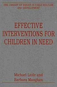 Effective Interventions for Children in Need (Hardcover)