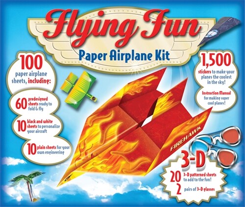 Flying Fun Paper Airplane Kit (Hardcover)