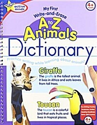 My First Wipe-Off Wild Animals Dictionary (Paperback, Spiral)