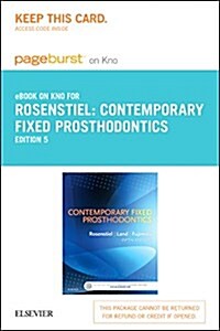 Contemporary Fixed Prosthodontics Pageburst E-book on Kno Retail Access Card (Pass Code, 5th)