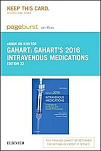 Intravenous Medications 2016 Pageburst E-book on Kno Retail Access Card (Pass Code, 32th)