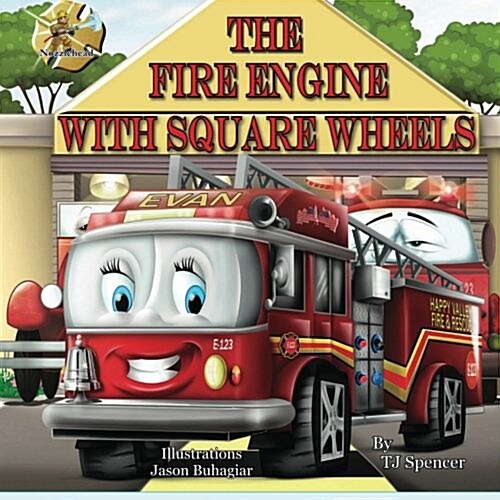 The Fire Engine With Square Wheels (Paperback, Large Print)