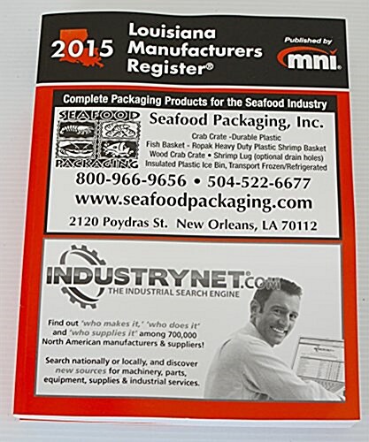 Louisiana Manufacturers Register 2015 (Paperback)