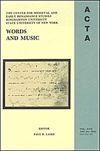 ACTA Volume #17: Words and Music (Paperback)