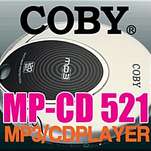 [COBY정품인증마크] 코비 MP3 CDP 아답터포함 MP-CD521+아답터 CD플레이어