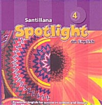 [중고] Santillana Spotlight on English 4 (Audio CD 2장)