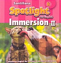 Santillana Spotlight on English K-2: Immersion CD (Audio CD 1장)