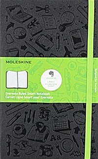 Moleskine Evernote Notebook Large Ruled Hard Cover Black (Other)