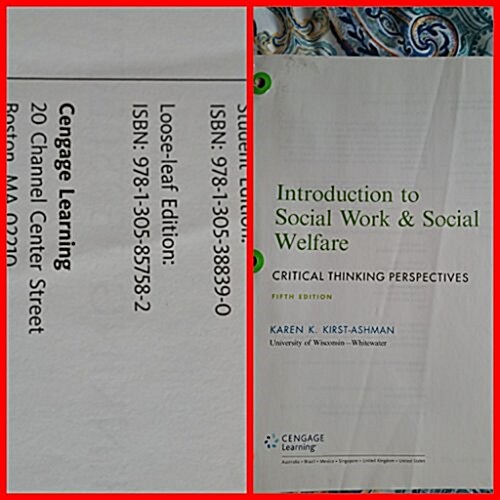 Empowerment Series: Introduction to Social Work & Social Welfare: Critical Thinking Perspectives (Loose Leaf, 5)