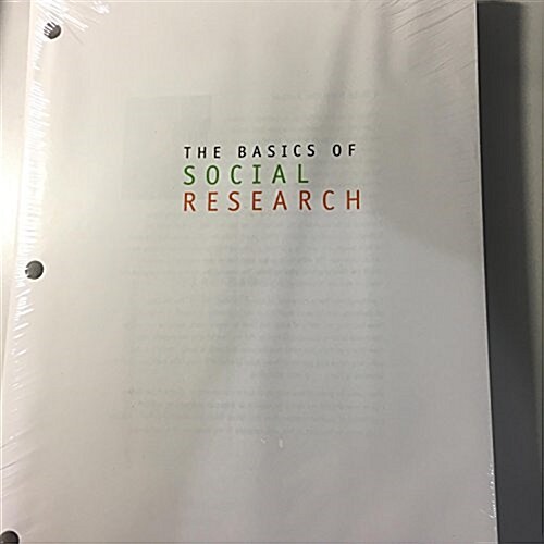 The Basics of Social Research (Loose Leaf, 7)