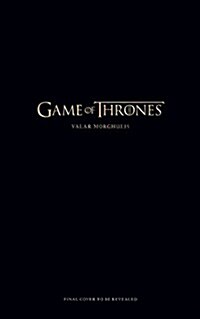 GAME OF THRONES: VALAR MORGHULIS HARDCOVER RULED JOURNAL (Book)