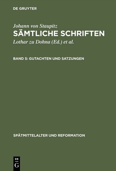 Gutachten Und Satzungen (Hardcover, Reprint 2013)