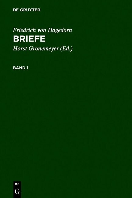 Briefe: Bd. 1: Text. Bd. 2: Apparat/Kommmentar (Hardcover, Reprint 2011)