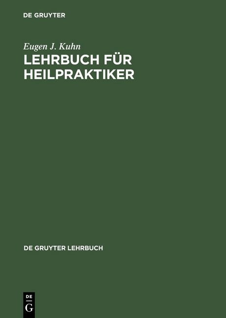 Lehrbuch f? Heilpraktiker (Hardcover)