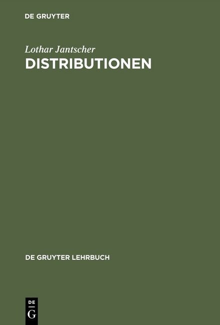 Distributionen (Hardcover, Reprint 2013)