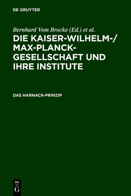 Das Harnack-Prinzip (Hardcover, Reprint 2011)