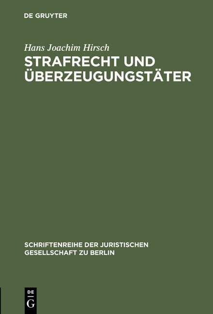 Strafrecht und ?erzeugungst?er (Hardcover, Reprint 2012)