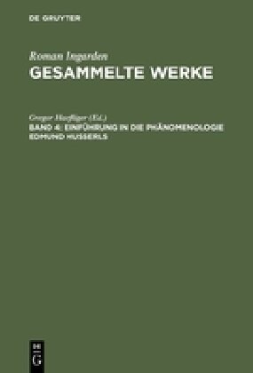 Einfuhrung in Die Phanomenologie Edmund Husserls (Hardcover, Reprint 2012)