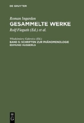 Schriften Zur PH Nomenologie Edmund Husserls (Hardcover, Reprint 2012)
