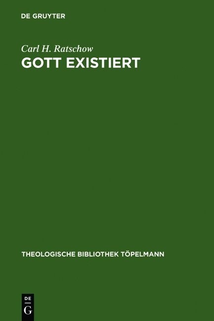 Gott Existiert (Hardcover, 2, 2. Aufl. 1968.)