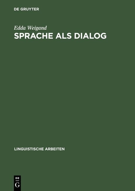 Sprache als Dialog (Hardcover, 2, Reprint 2012)