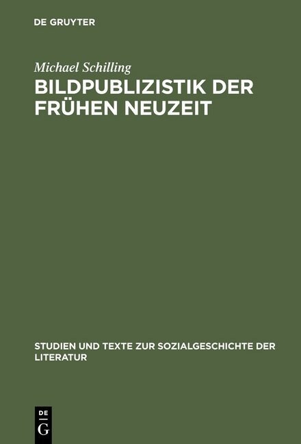 Bildpublizistik der fr?en Neuzeit (Hardcover, Reprint 2012)
