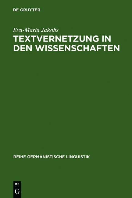 Textvernetzung in Den Wissenschaften (Hardcover)