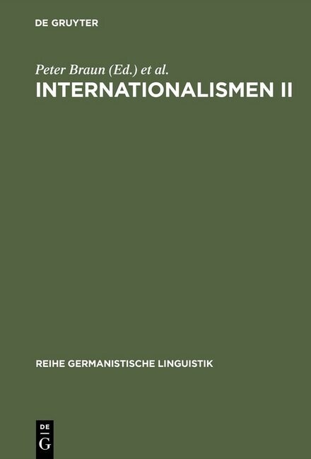 Internationalismen II (Hardcover, Reprint 2013)