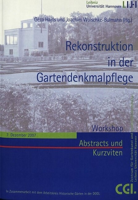 Rekonstruktion in Der Gartenpflege (Paperback)