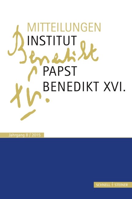 Mitteilungen Institut-Papst-Benedikt XVI. (Paperback)