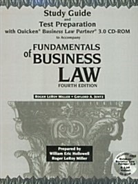 Study Guide and Test Preparation With Quicken Business Law Partner 3.0 Cd-Rom to Accompany Fundamentals of Business Law (Paperback, CD-ROM, 4th)