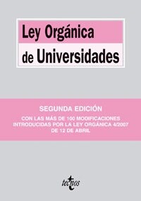 Ley Organica de Universidades/ Organic University Laws (Paperback)