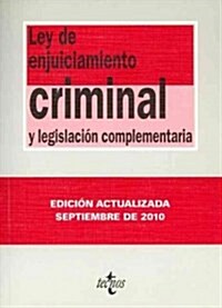 Ley de enjuiciamiento criminal y legislacion complementaria / Criminal Procedure Act and Further Legislation (Paperback, Updated)