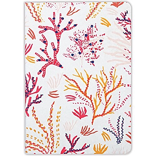 Coral Handmade Embroidered Journal (Other)