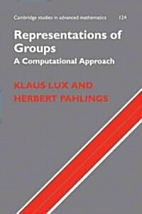 Representations of Groups : A Computational Approach (Hardcover)