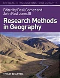 Research Methods in Geography: A Critical Introduction (Hardcover)